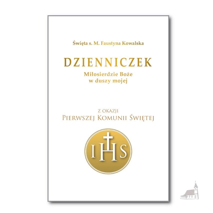 Dzienniczek. Miłosierdzie Boże w duszy mojej pocket, oprawa twarda, oprawa jasna - wersja prezentowa na I Komunię Świętą.jpg