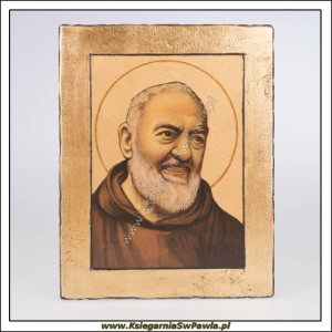 Ikona św. Ojciec Pio. Duża