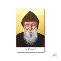 Karta św. Charbel z modlitwą o łaskę za przyczyną św. Charbela