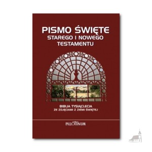Biblia Tysiąclecia - Pismo Święte Starego i Nowego Testamentu ilustrowane zdjęciami z ziemi świętej