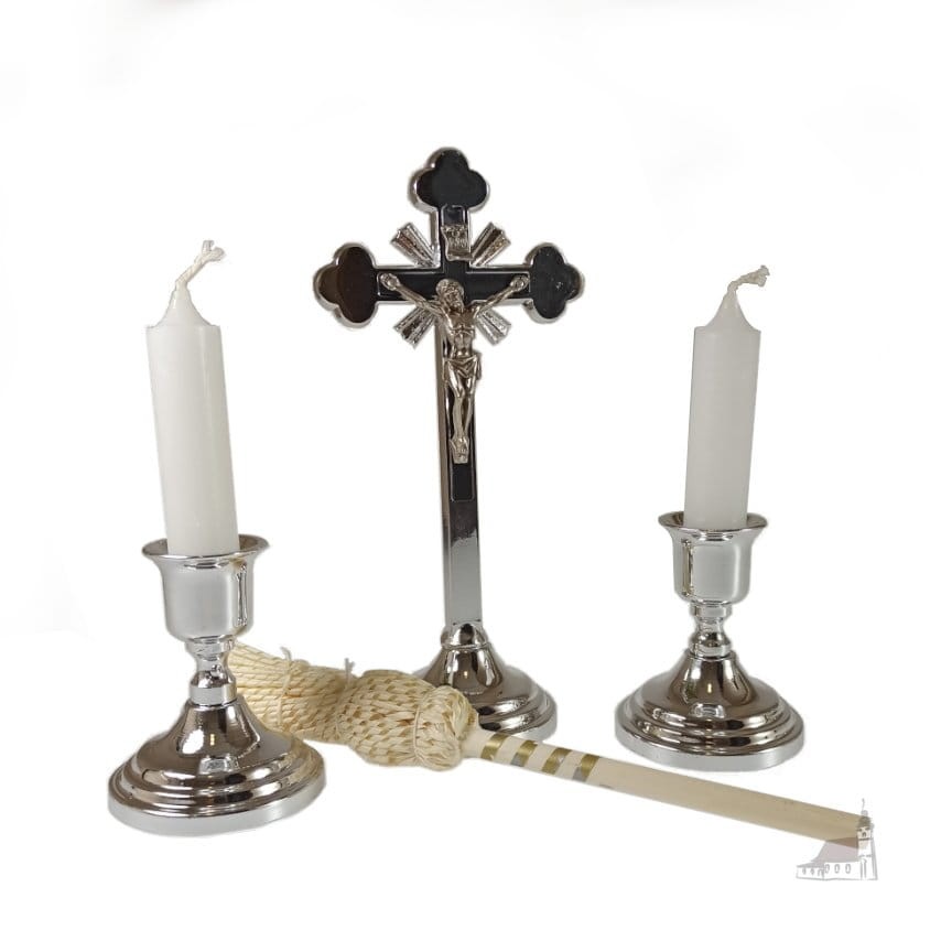 Zestaw kolędowy tradycyjny - stal nierdzewna.