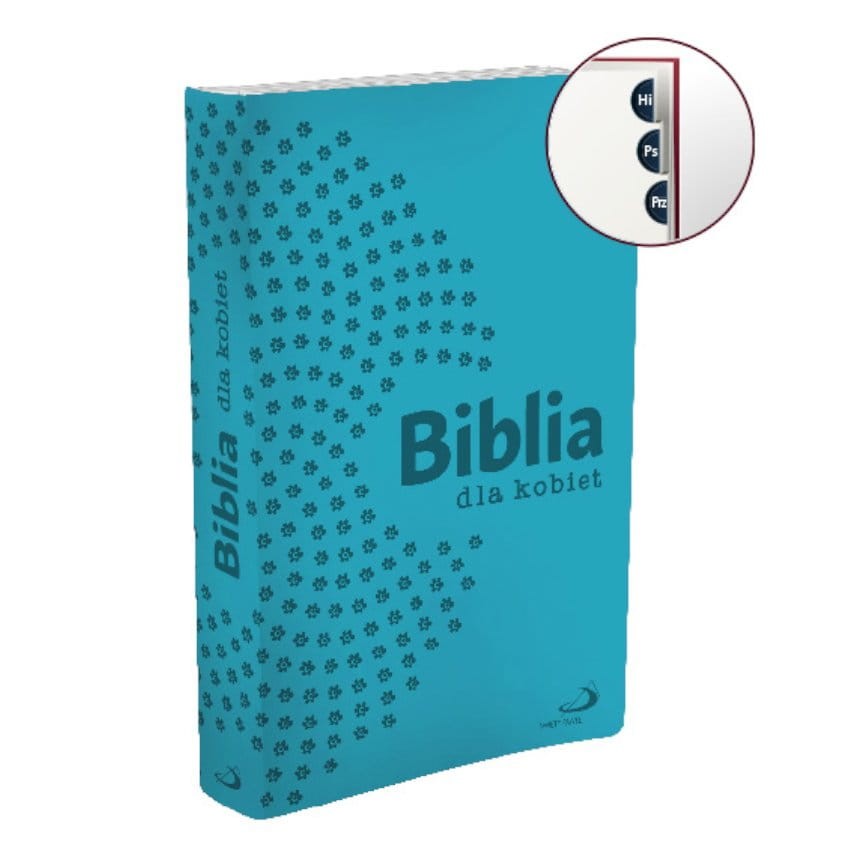 Biblia dla kobiet z paginatorami. Turkusowa.
