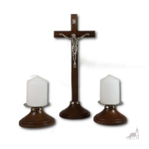 Zestaw kolędowy - drewniany. Ciemny brąz.  22cm 