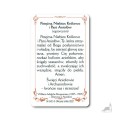 Karta Matka Boża Królowa Aniołów z egzorcyzmem