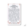 Karta bł. Matka Elżbieta Róża Czacka z modlitwą o wstawiennictwo
