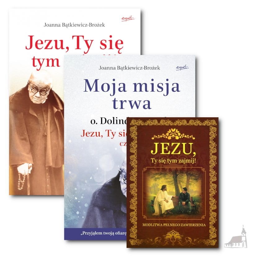 Komplet Jezu Ty się tym zajmij cz.1 i cz.2 z Modlitwą pełnego zawierzenia