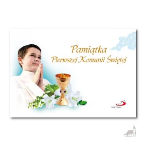 Pamiątka Pierwszej Komunii Świętej. 
