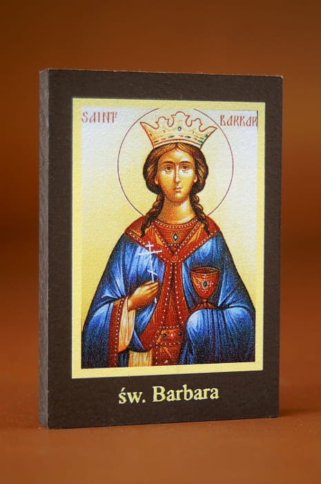 Ikona Twojego patrona - św. Barbara