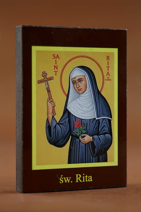 Ikona Twojego patrona - św. Rita
