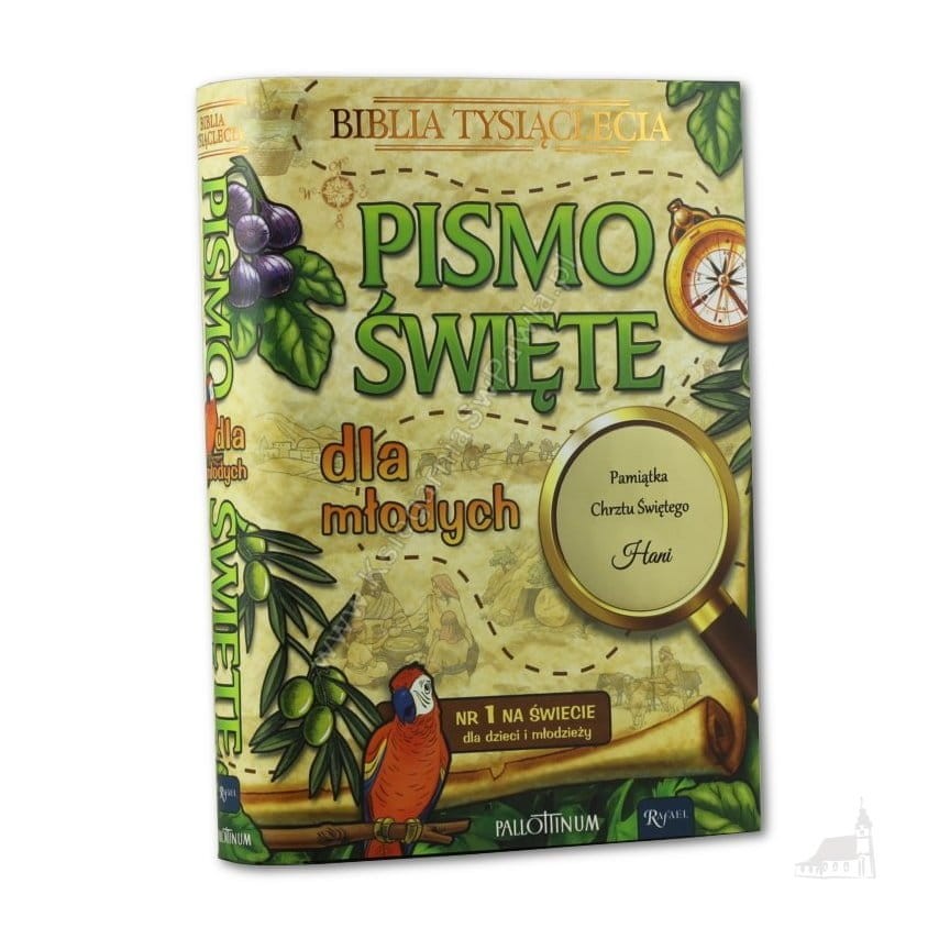 Pismo Święte dla młodych. Biblia z grawerem.