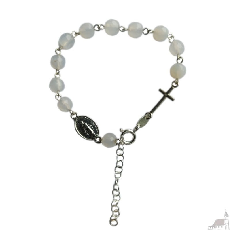 Różaniec bransoletka, dziesiątka. Jadeit.