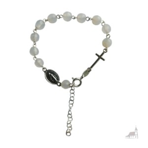 Różaniec bransoletka, dziesiątka. Jadeit. 