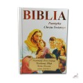 Biblia. Pamiątka Chrztu Świętego. Biała. Grawer Gratis