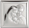 Srebrny Obrazek Święta Rodzina - kwadra