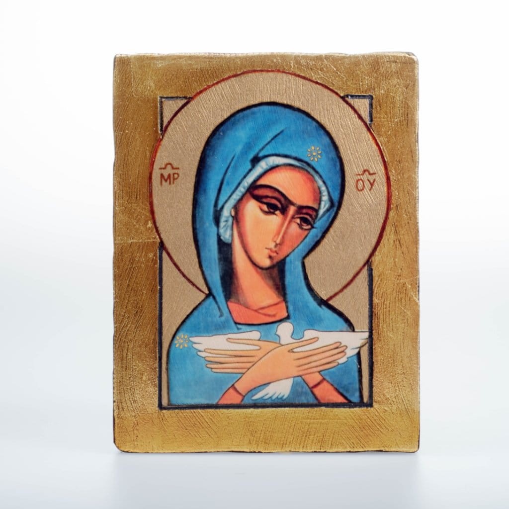 Ikona Maryja niosąca Ducha Świętego. Pneumatofora. Średnia