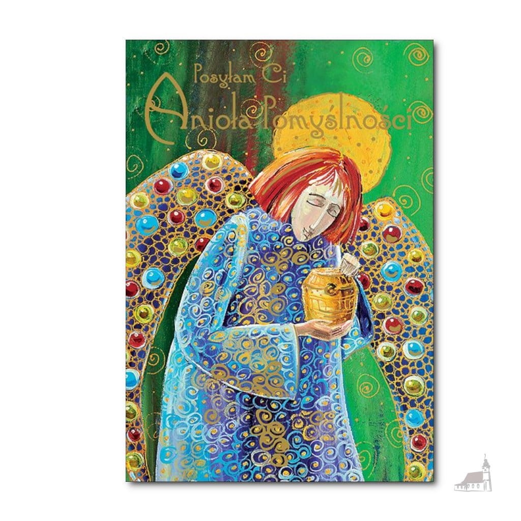 Posyłam Ci Anioła Pomyślności. Karnet z kopertą.