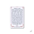 Karta abp. Fulton Sheen z Modlitwą o pokój