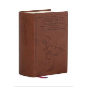 Pismo Święte ST i NT, format mały, oprawa twarda - kolor brązowy