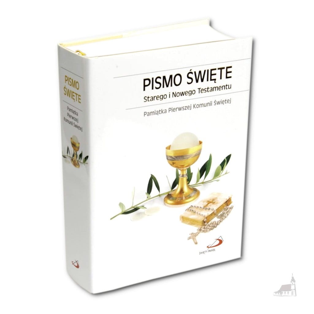 Pismo Święte. Pamiątka Pierwszej Komunii Świętej. Duży format.