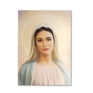 Obraz Nasza Pani z Tihaljiny. Obraz A4 z zawieszką.