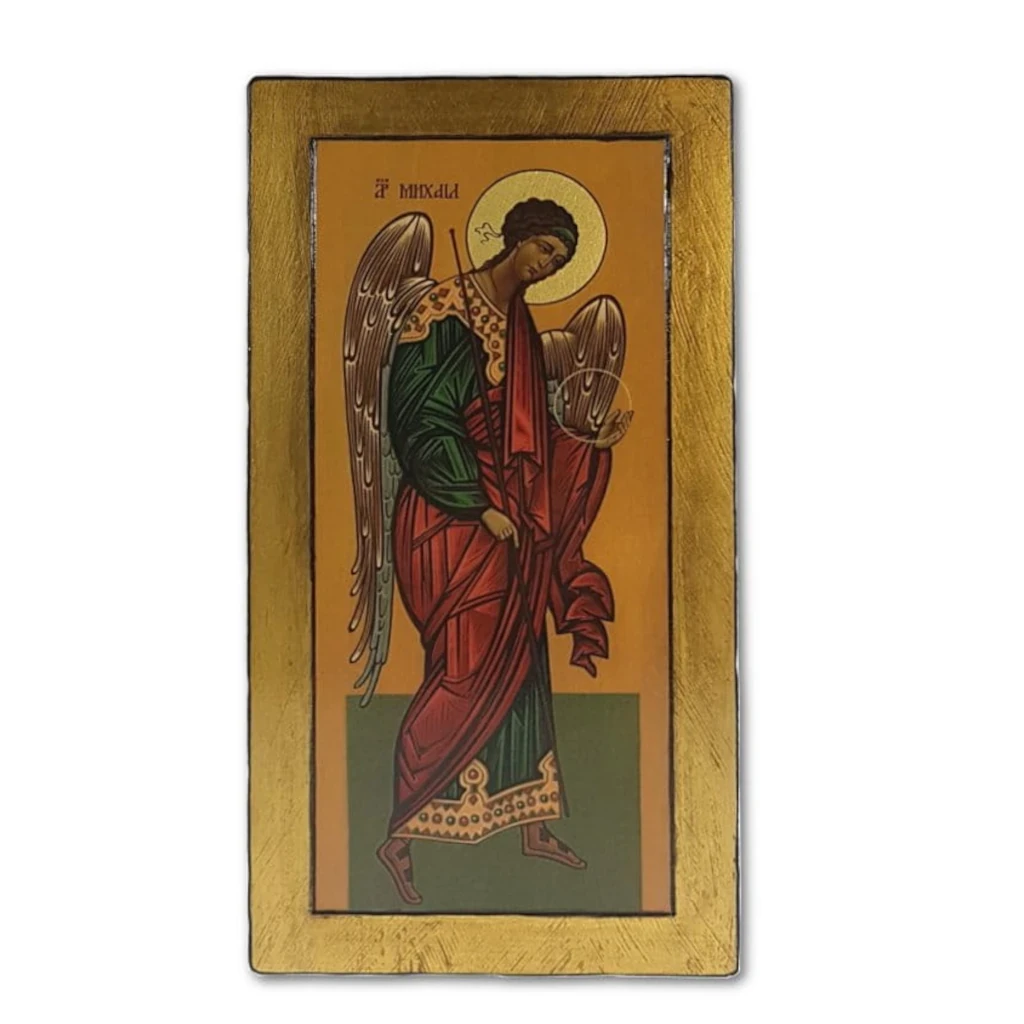 Ikona Archanioł Michał - prostokątna. Średnia