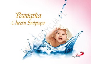 Pamiątka Chrztu Świętego - dla dziewczynki