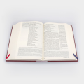 Pismo Święte, Duży format. Twarda, skórzana bordowa oprawa z etui .