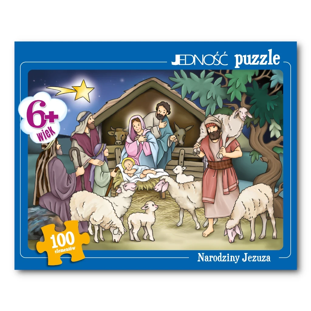 Puzzle - Narodziny Jezusa. 100 elementów.