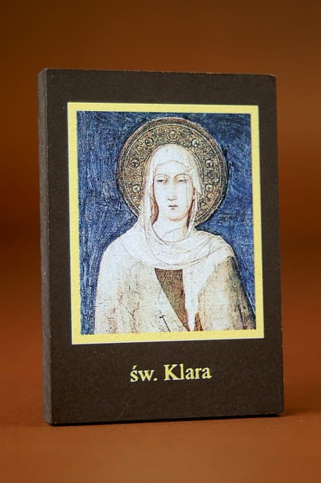 Ikona Twojego patrona - św. Klara