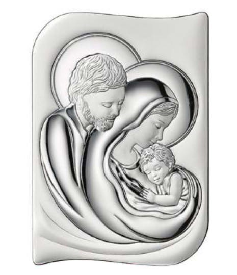 Srebrny Obrazek św. Rodzina