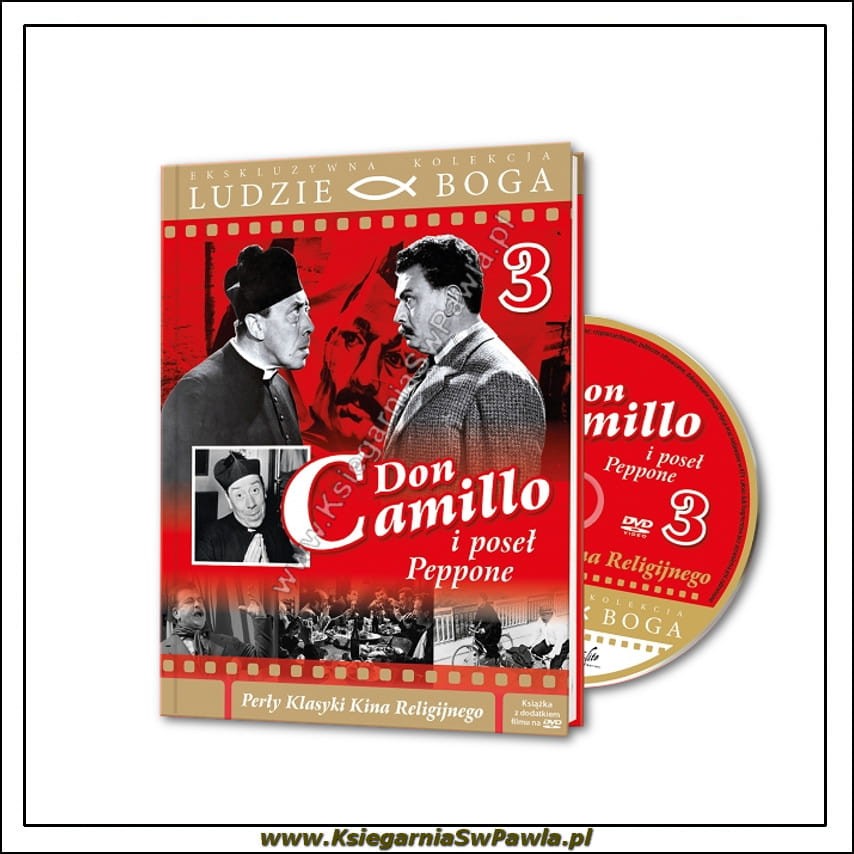 Don Camillo i poseł Peppone. Cz. 3. Seria Ludzie Boga. (książka z filmem)