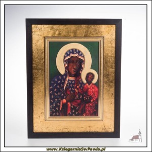 Obraz Matka Boska Częstochowska. Rama podwójna.