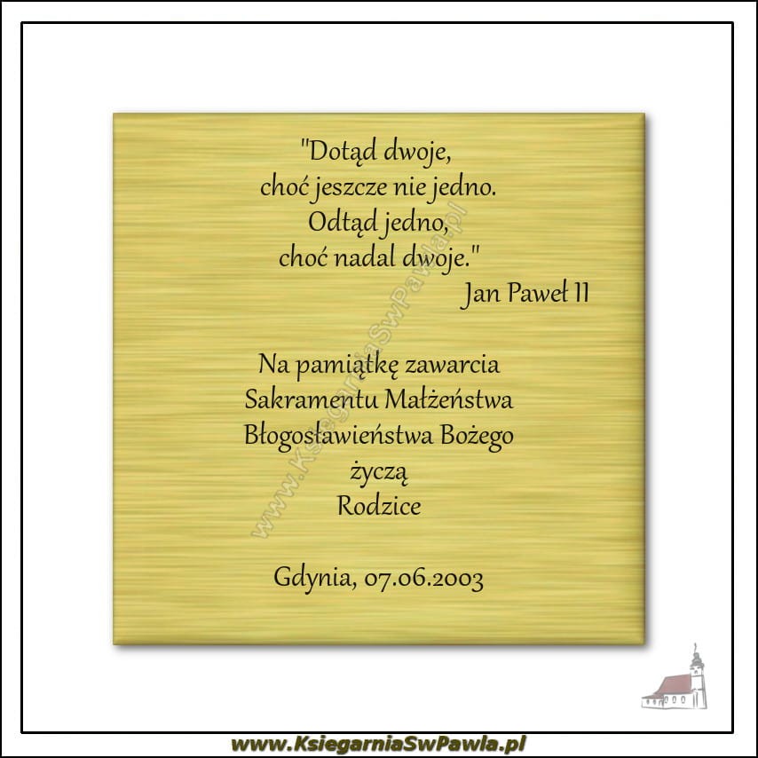 Grawer na płytce do obrazków, prezentów, upominków