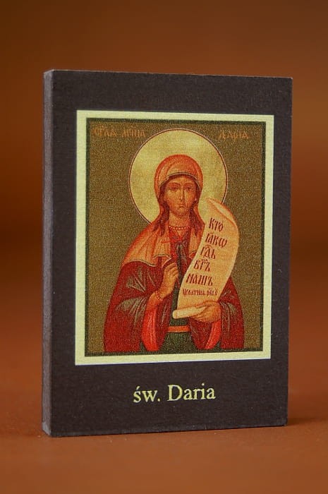 Ikona Twojego patrona - św. Daria
