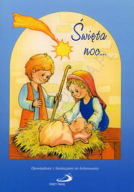 Święta noc - Kolorowanka 