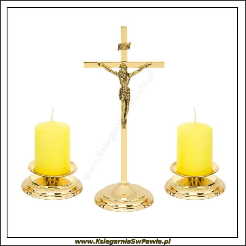 Zestaw kolędowy - mosiądz. 20cm