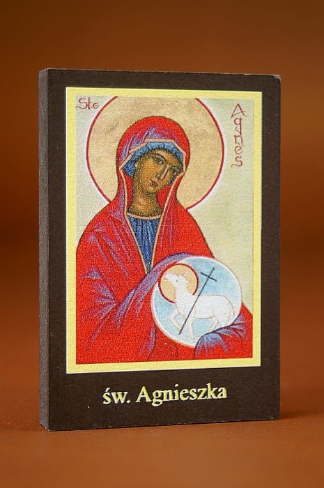 Ikona Twojego patrona - św. Agnieszka