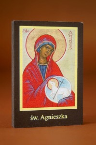 Ikona Twojego patrona - św. Agnieszka