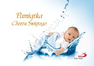 Pamiątka Chrztu Świętego - dla chłopca