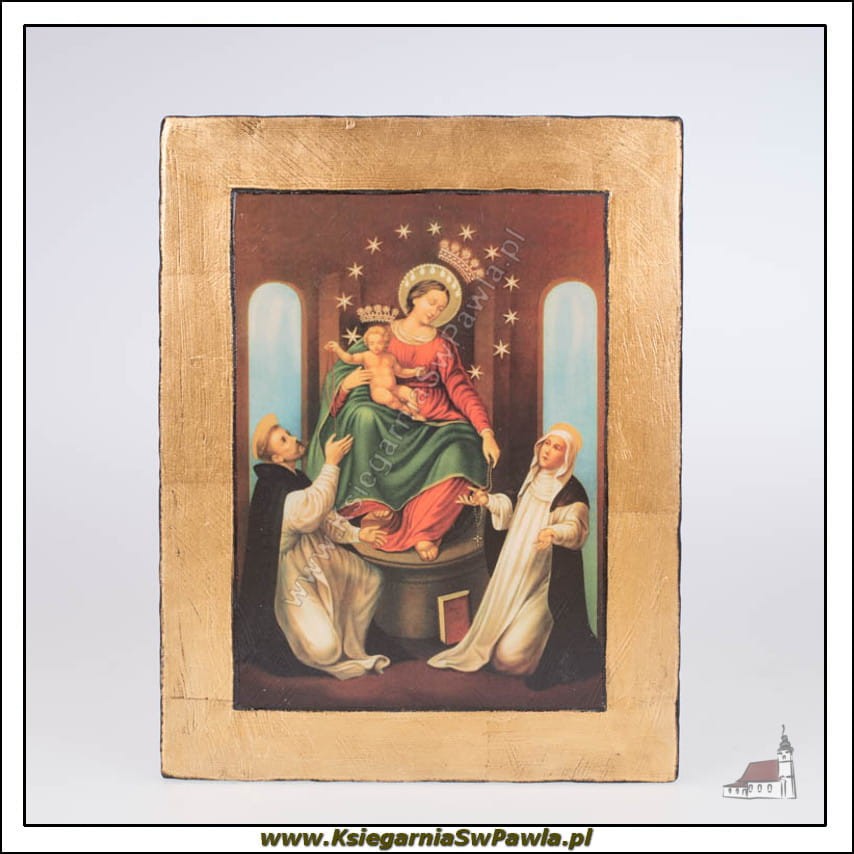 Ikona Matka Boska Pompejańska. Duża