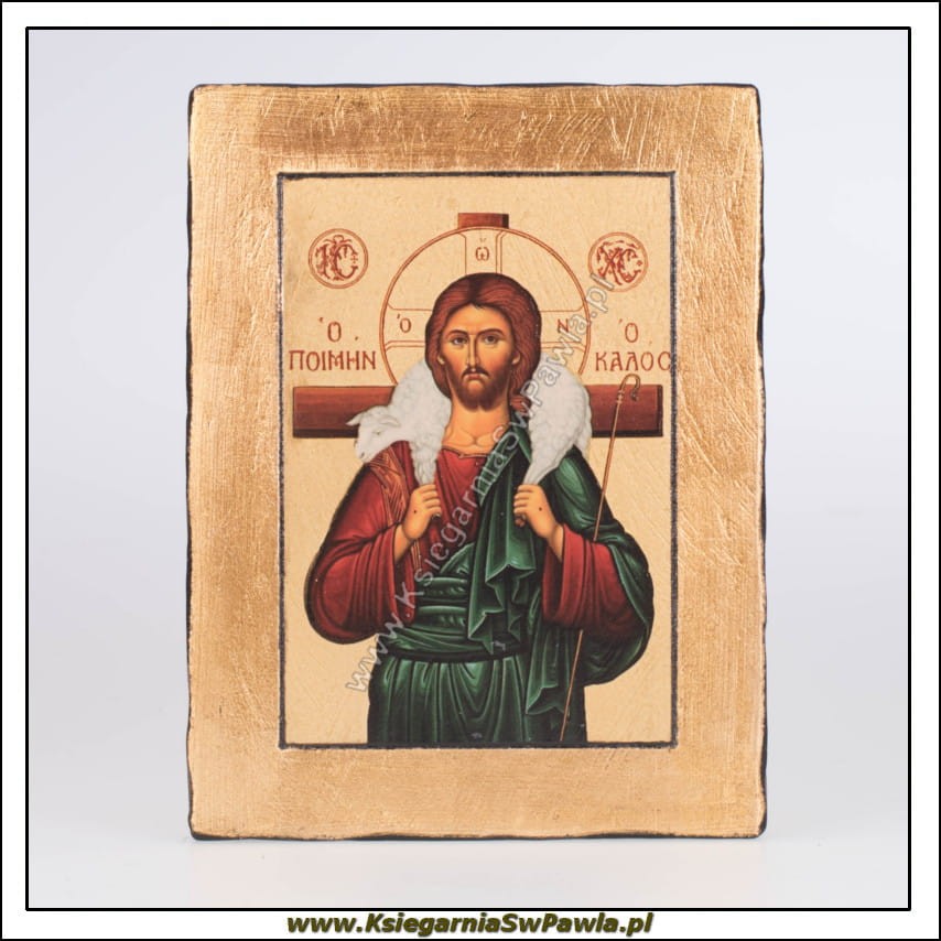 Ikona Jezus Dobry pasterz. 